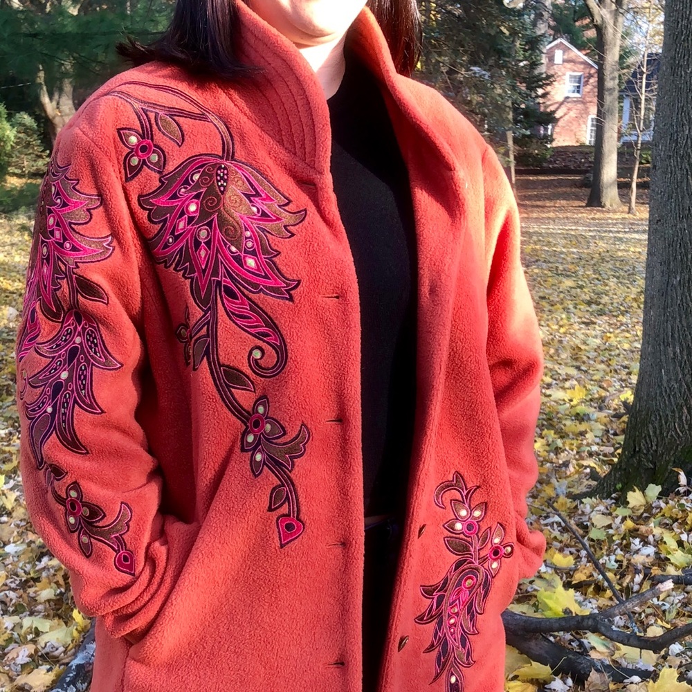 Embroidered coat